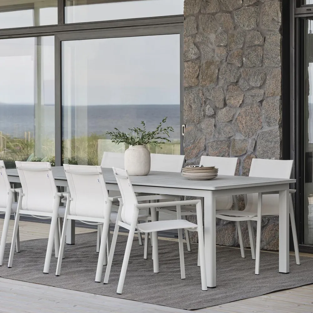 Delia stablestol Ljusgrå/Textilene