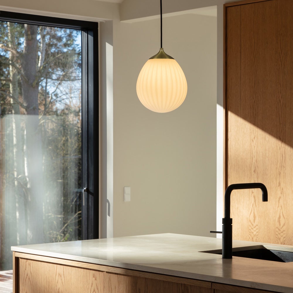 Around the World Lampskärm Ø27 cm White/Black