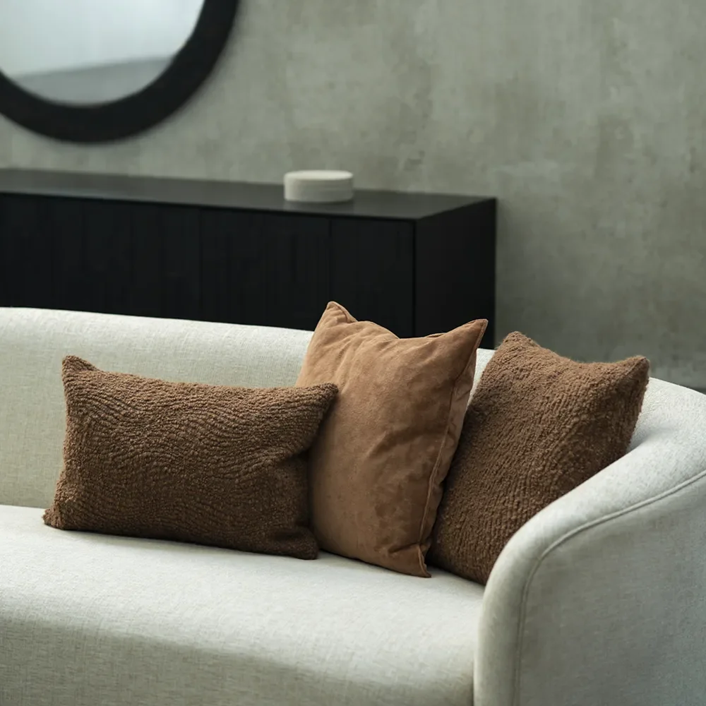 Kudde Wave 60x40 cm Cinnamon