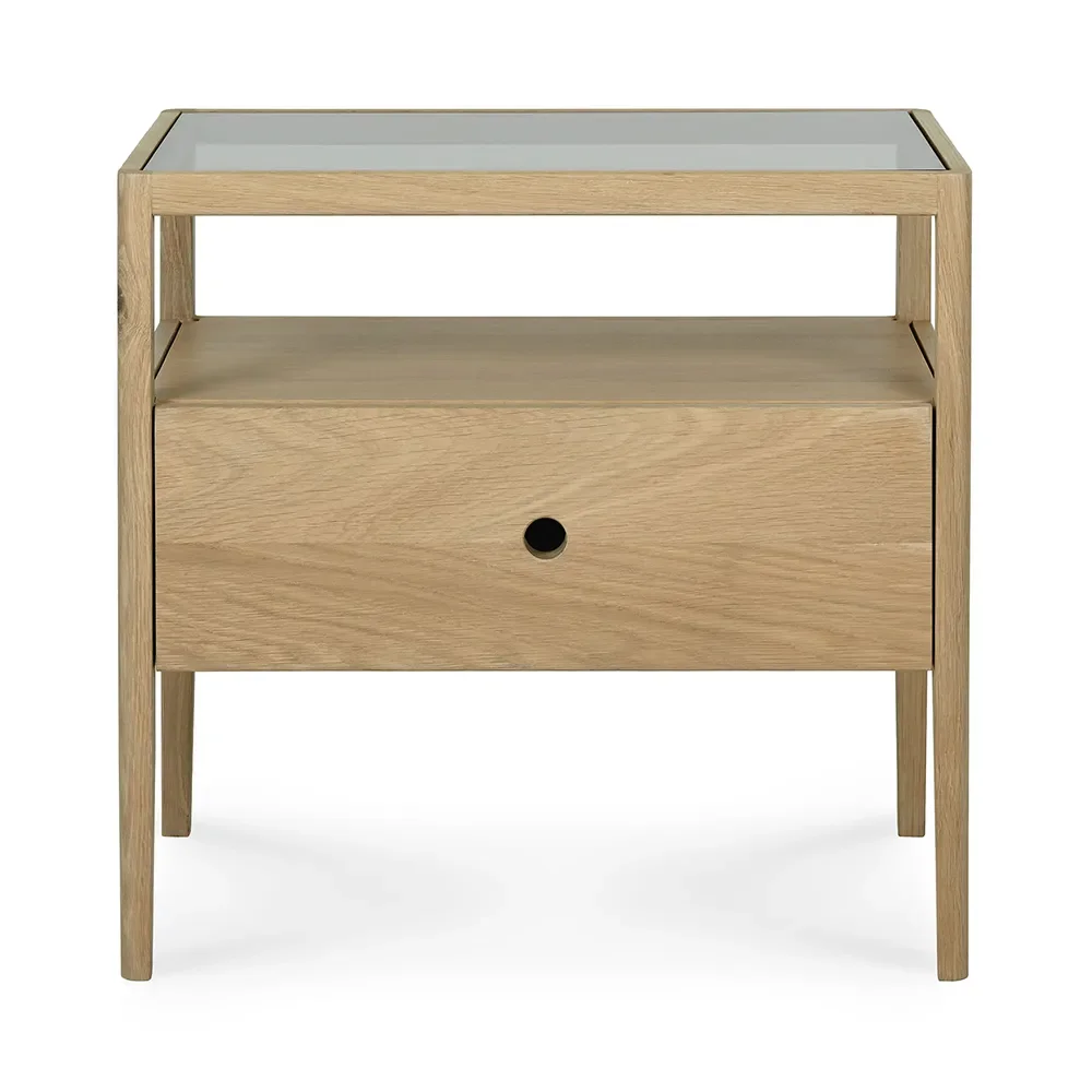 Spindle Sängbord Ek