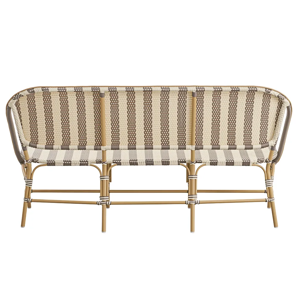 Sofie 3-sits soffa vit/cappucino