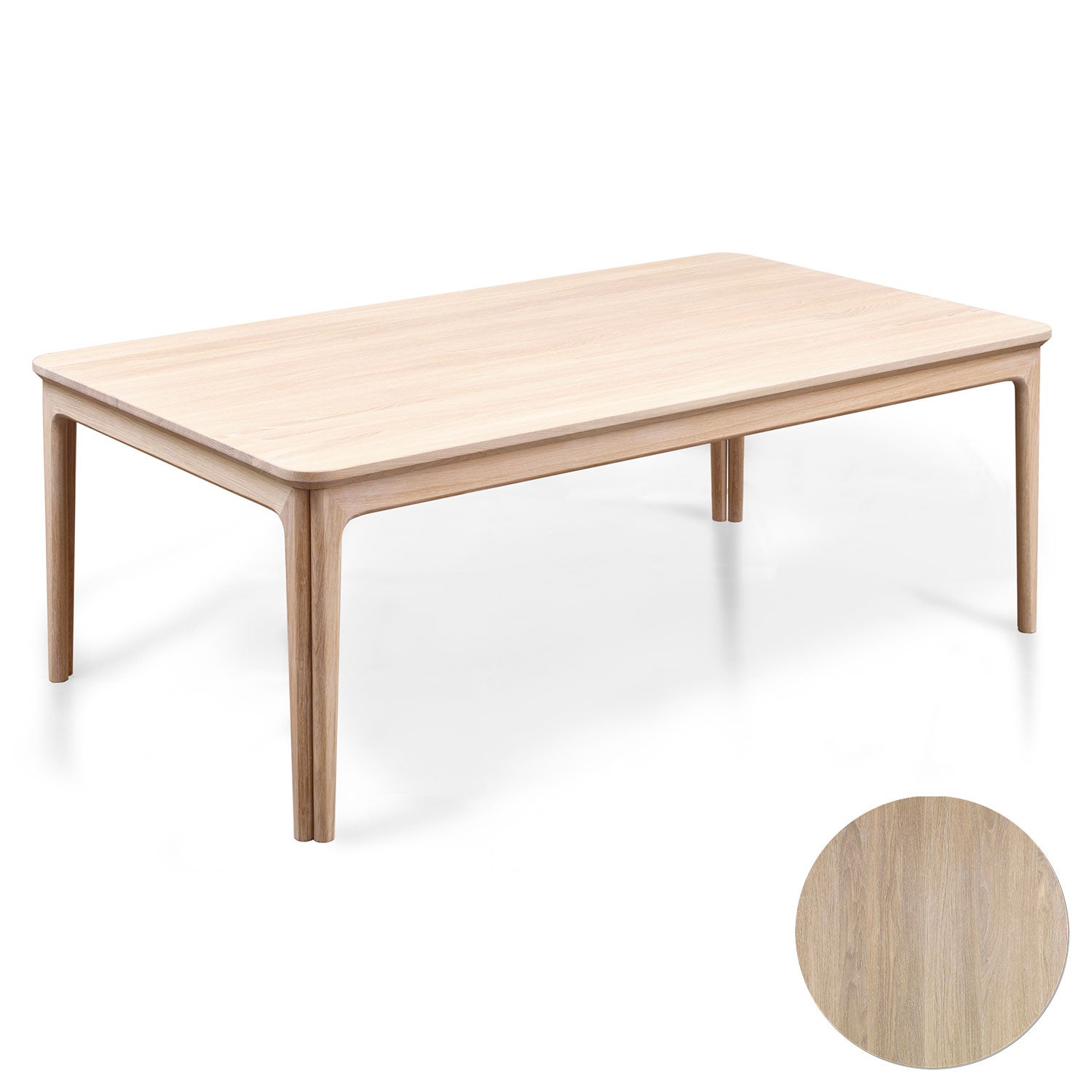 Sm205 Soffbord Ek Massiv Vitolja 135X77X47Cm 