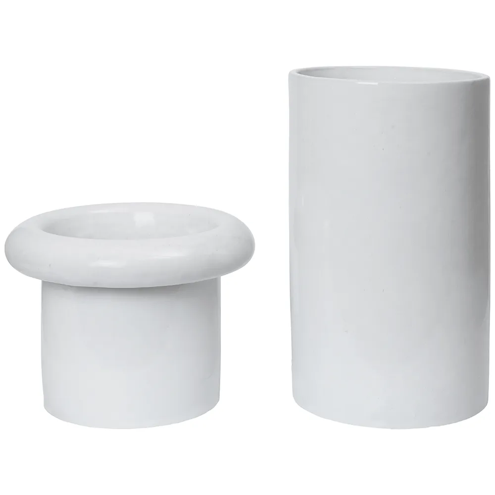 Rollo Kruka H46 cm White