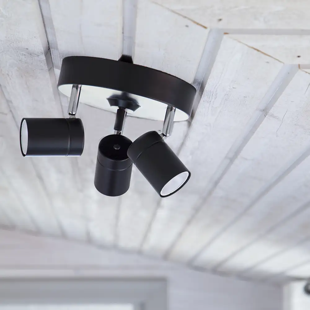 Correct takspot 3-låg Svart 