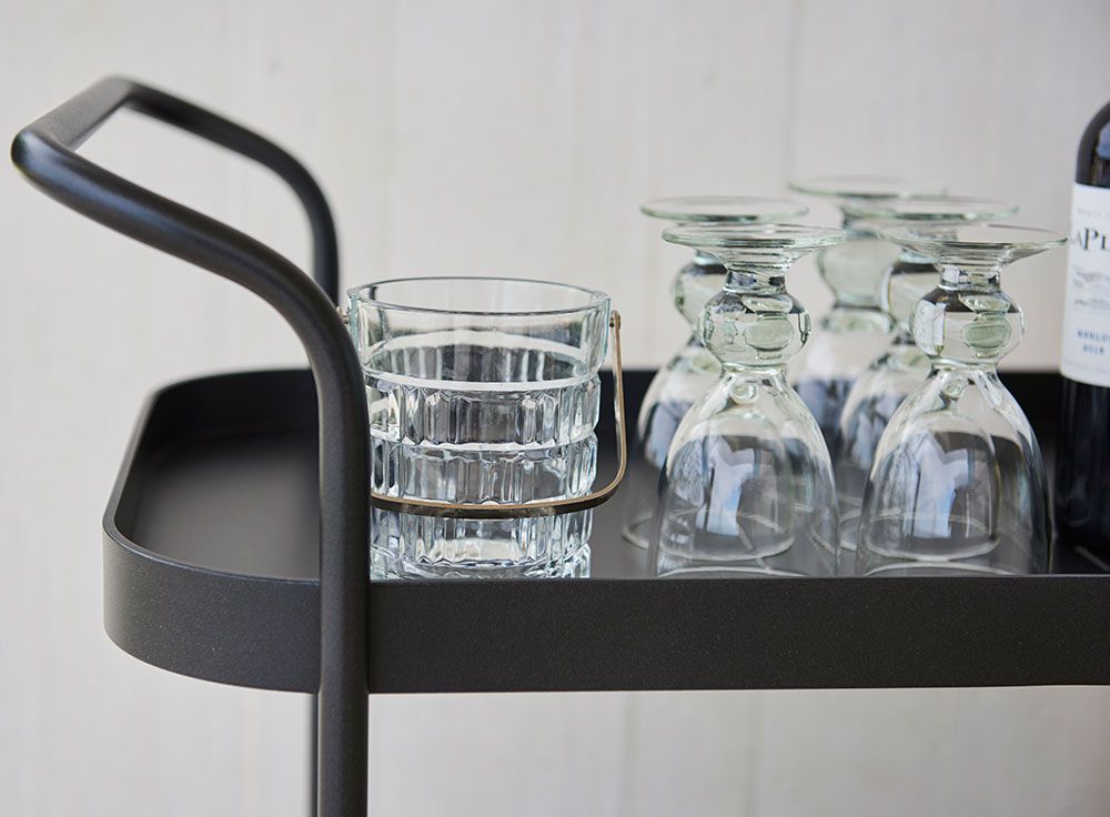 Roll Serveringsvagn Svart 