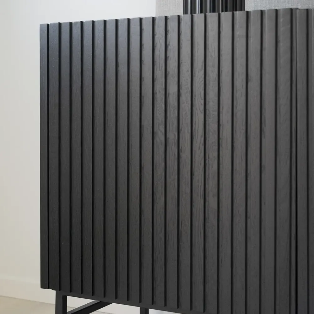 Halifax skänk 160 cm svart