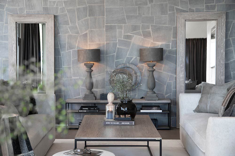 Hunter Spegel Antikgrå Ek