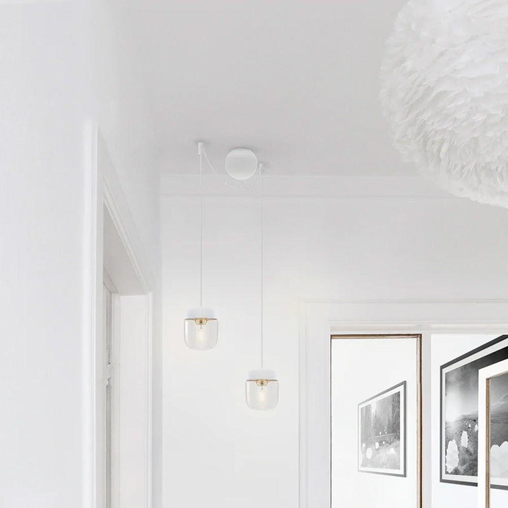 Cannonball Cluster Ø12 cm Sladd set dubbel White