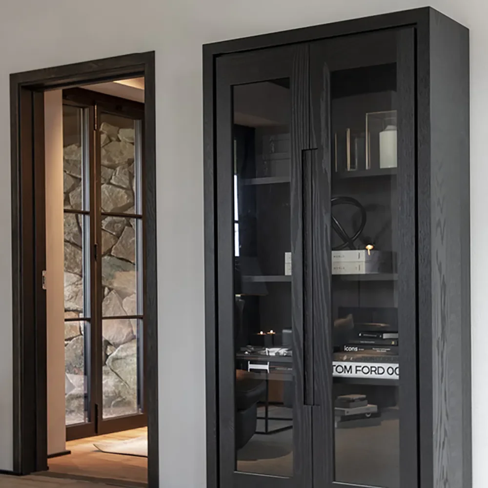 Hunter Vitrinskåp Svart