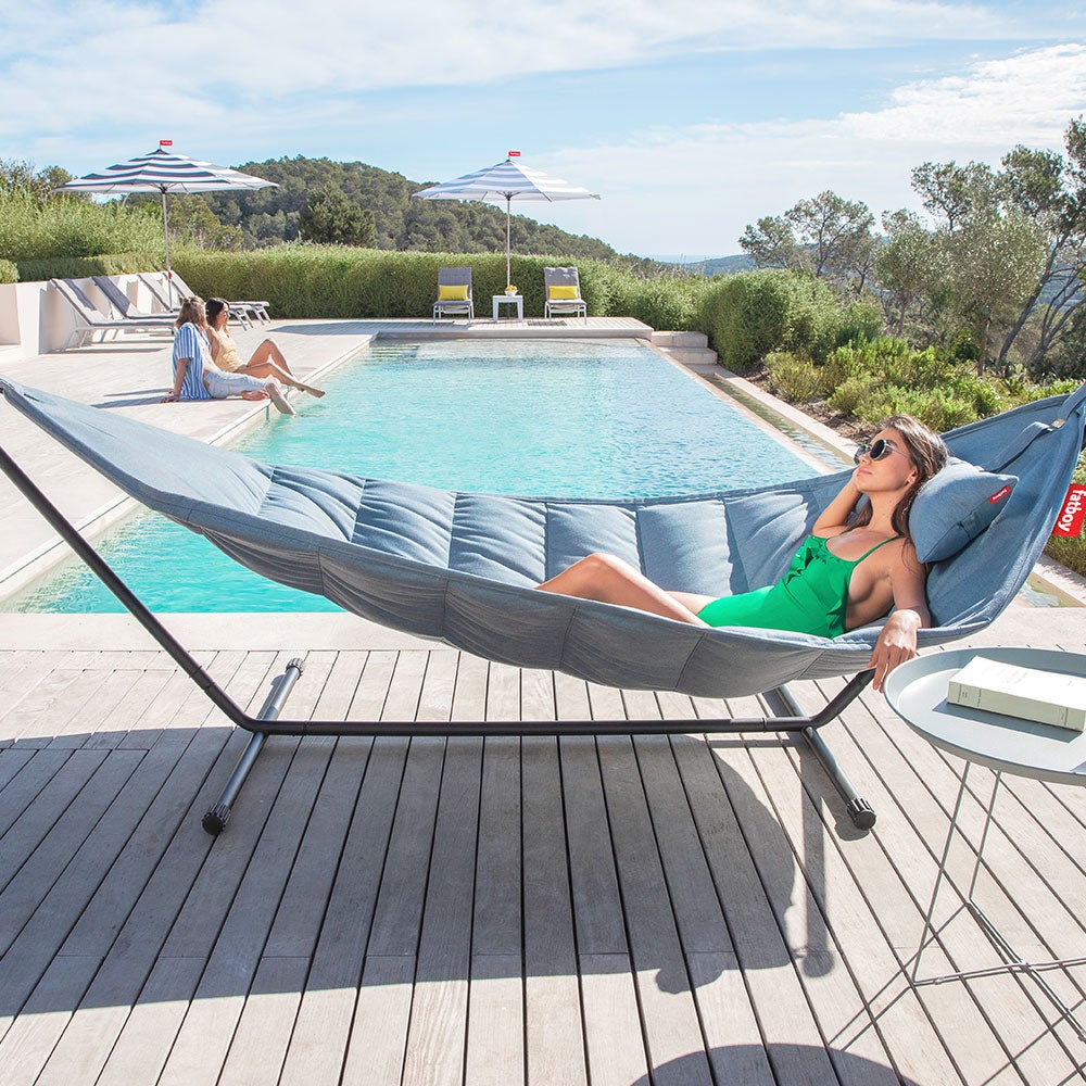 Headdemock superb mist incl. kudde & ställning black 