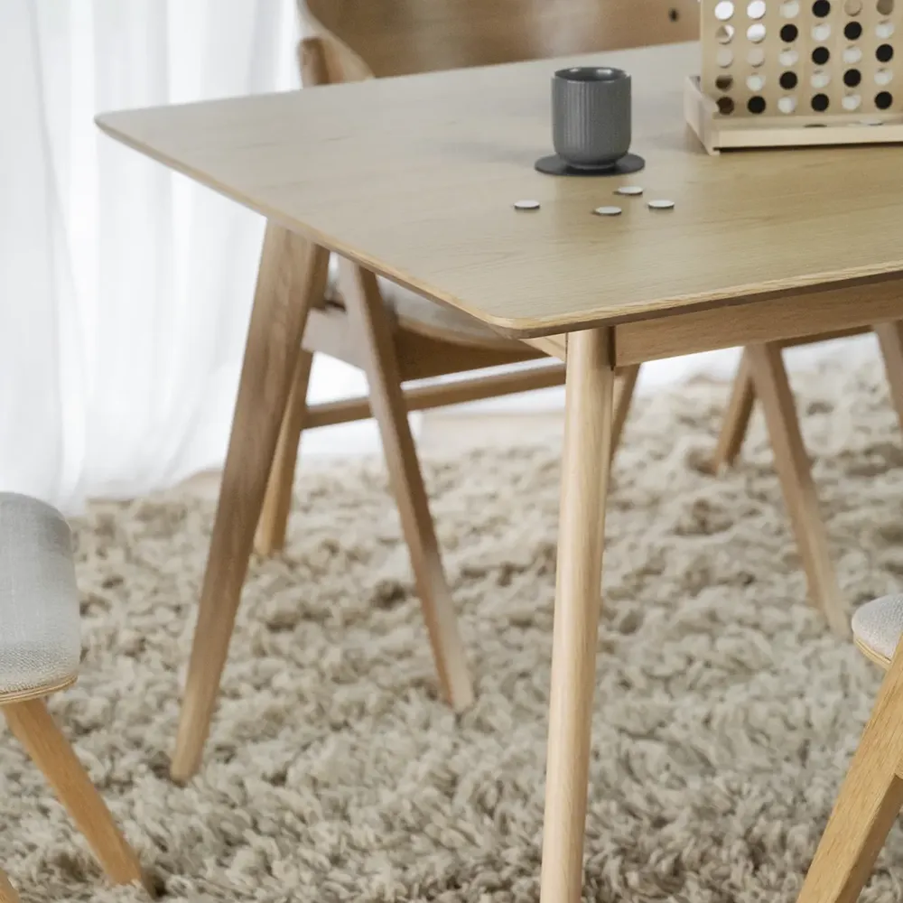 Yumi matbord 190x90 cm lackad ek