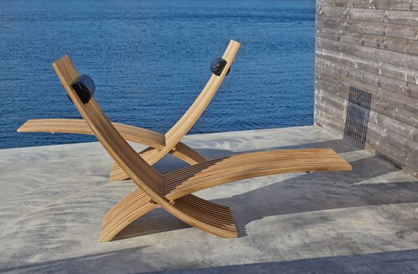 Nozib Sun Lounger Teak 