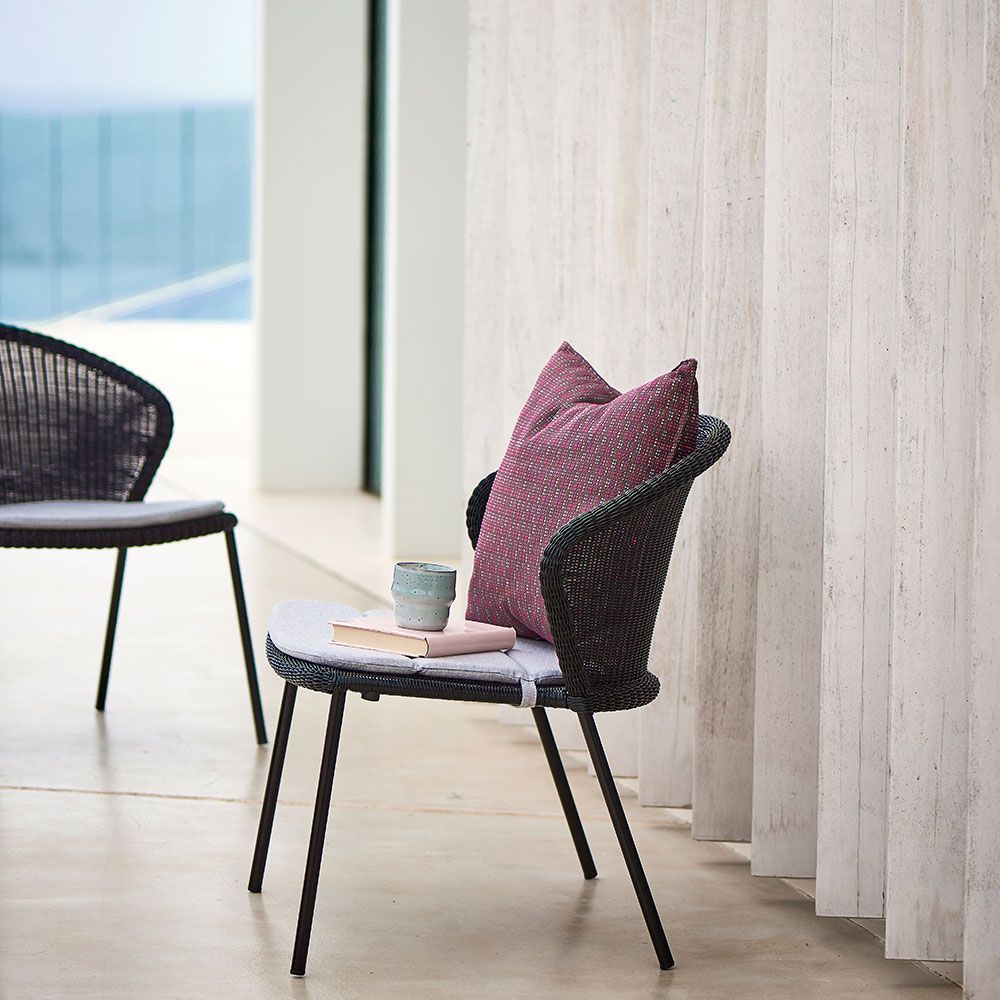 Stripe Prydnadskudde 50X50 Multi Pink 