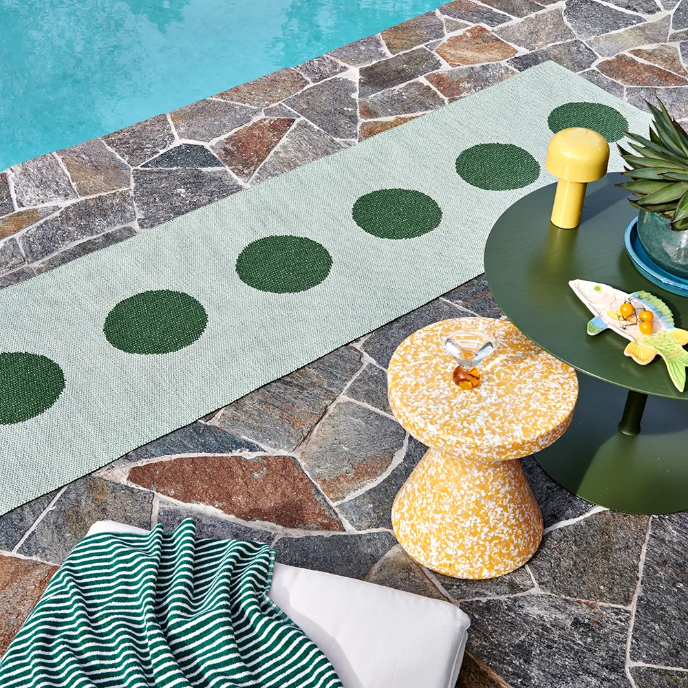 Vera Pop matta Leaf/Misty Mint 70 x 120cm