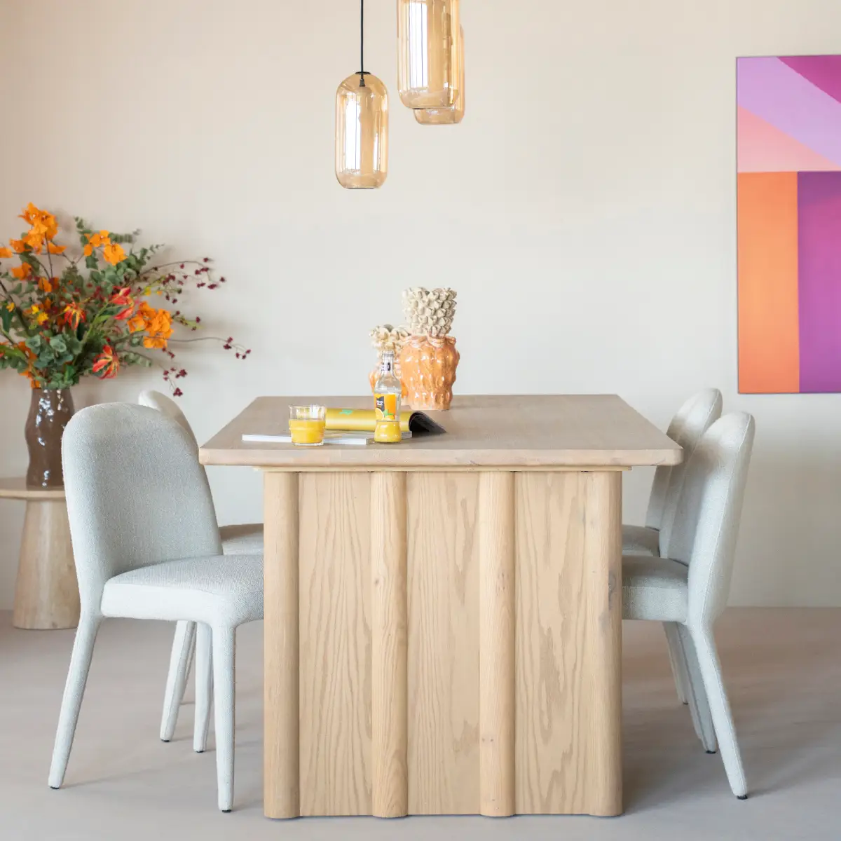 Jake Matbord 250x100 cm - natur