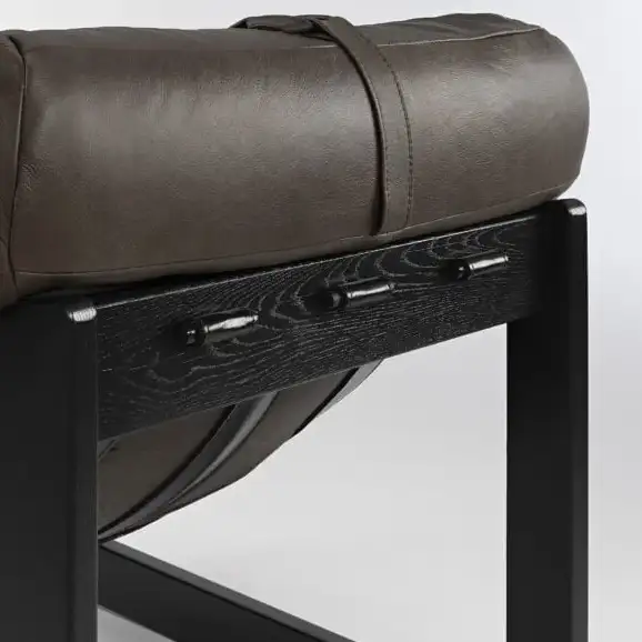 Loungefåtölj Lee brun