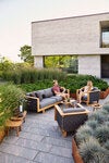 Angle Loungesoffa Teak Inkl Grå Air Touch Dynset 
