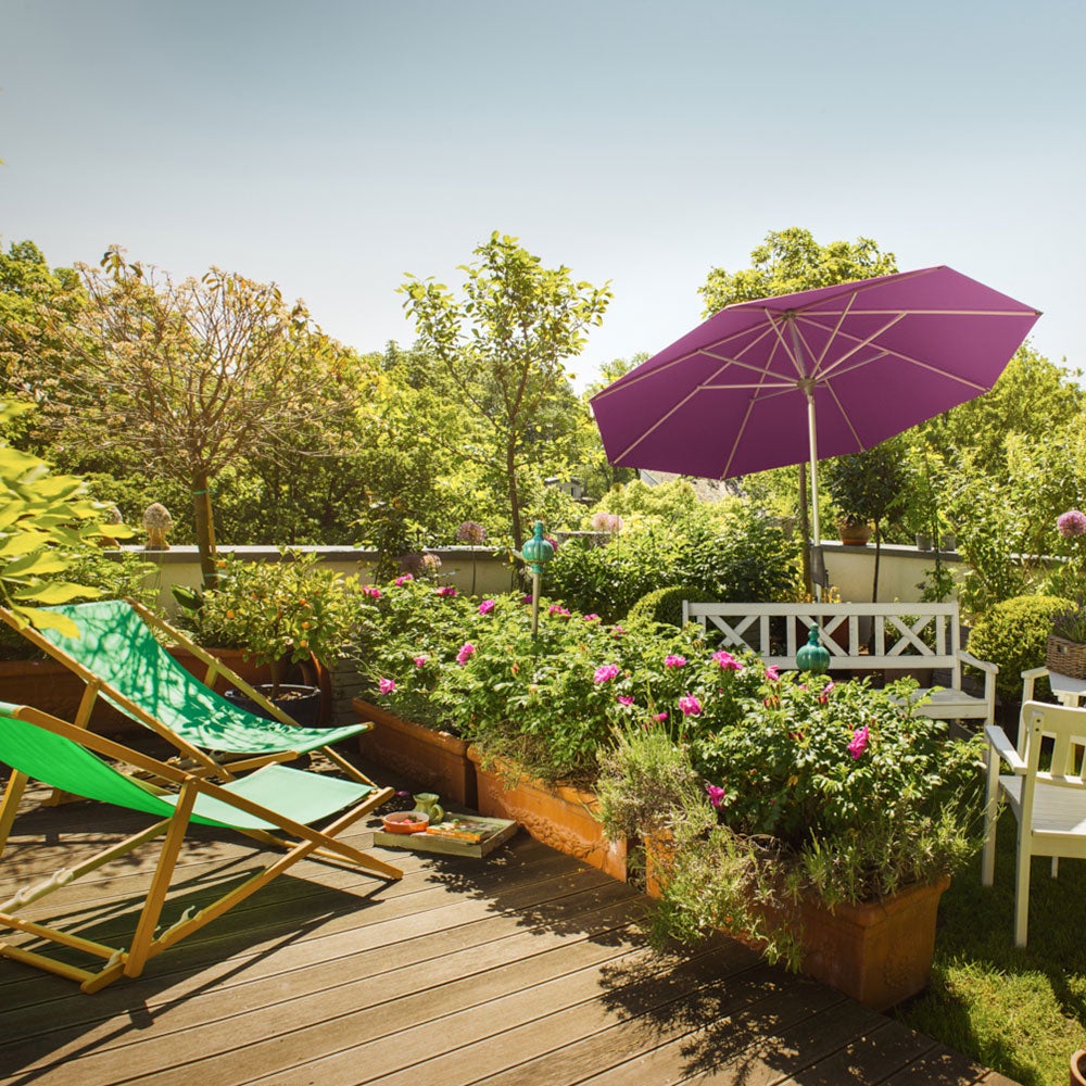 Alu-twist parasoll 240x240 cm cm offwhite 