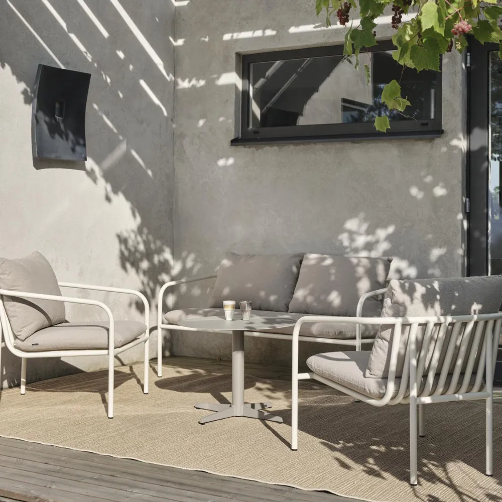 Bendt Soffa Teddy Beige/Pearl White