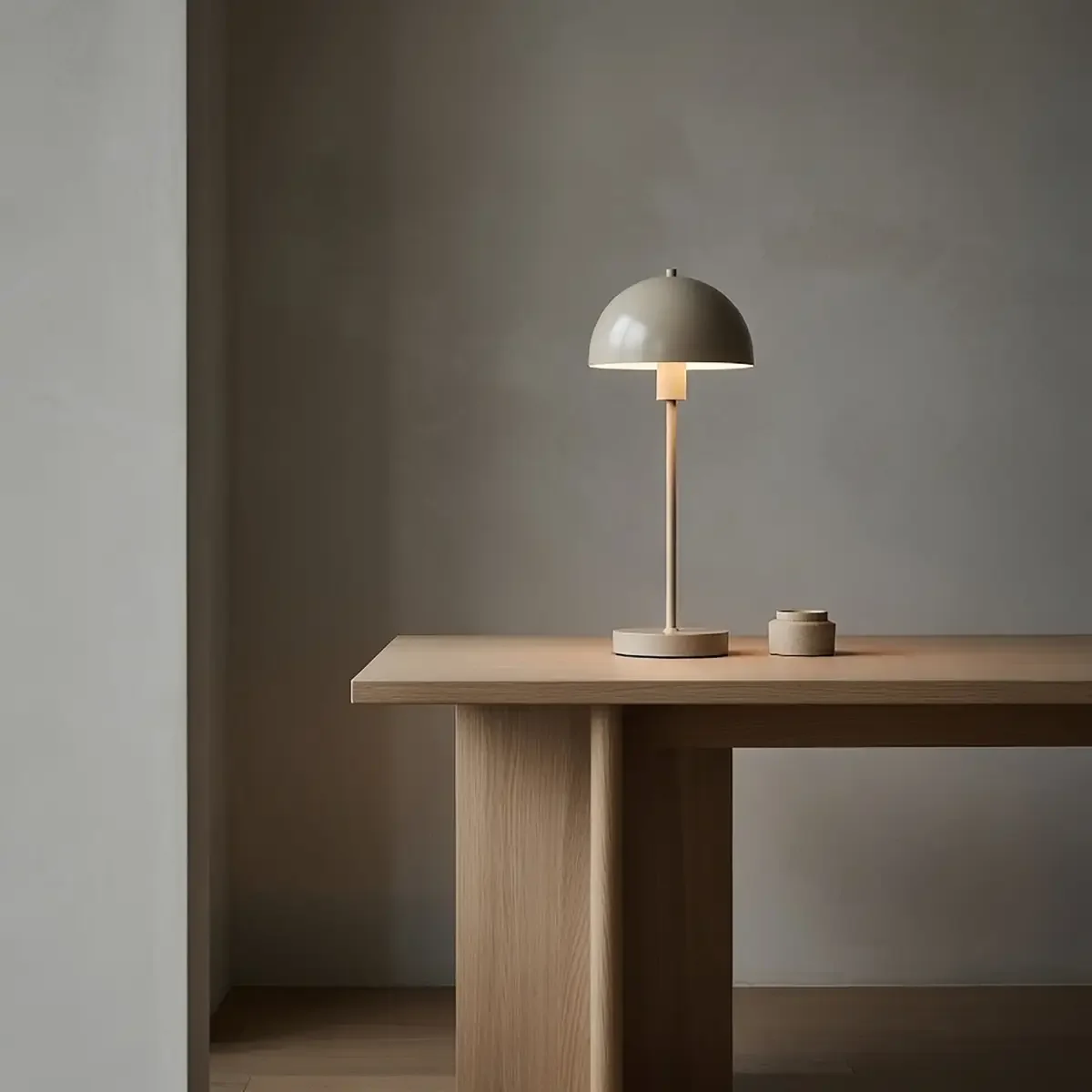 Vienda putty grey Bordslampa Ø19,5xH47,5 cm Metall