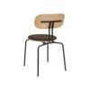 Curious Matstol Ek/Svart Metall Mocca