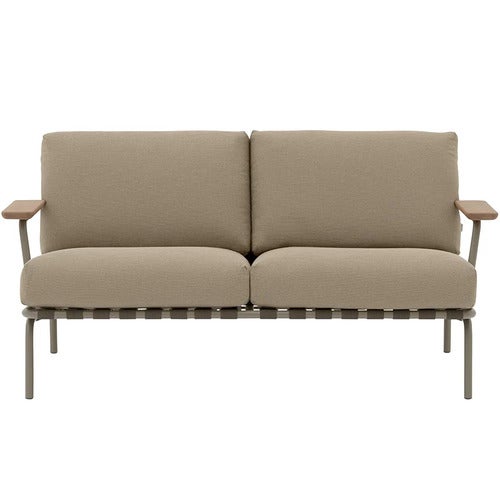Settle 2-sits soffa Ribbed Weave 5/Taupe
