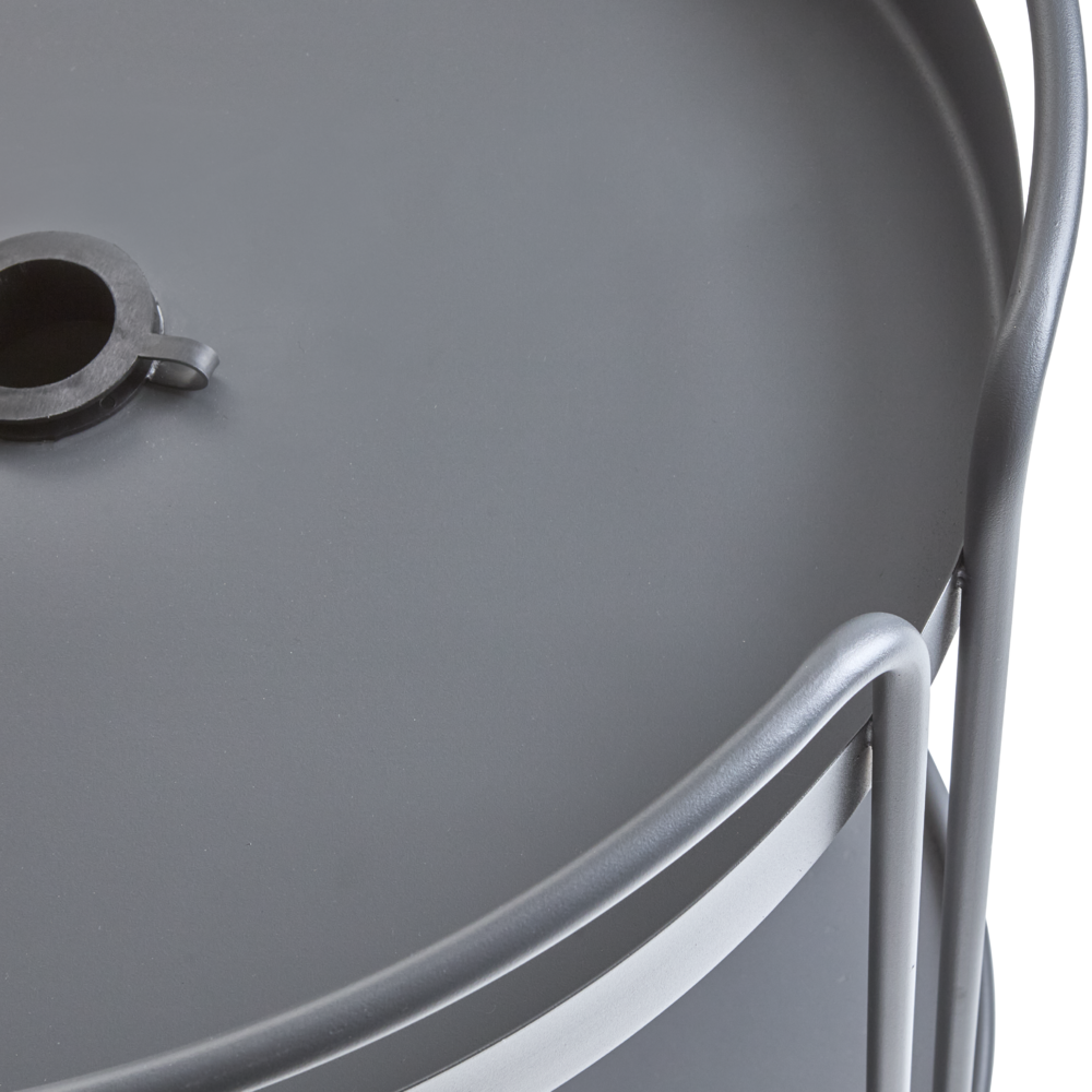 SHADY Sidobord - Antracit