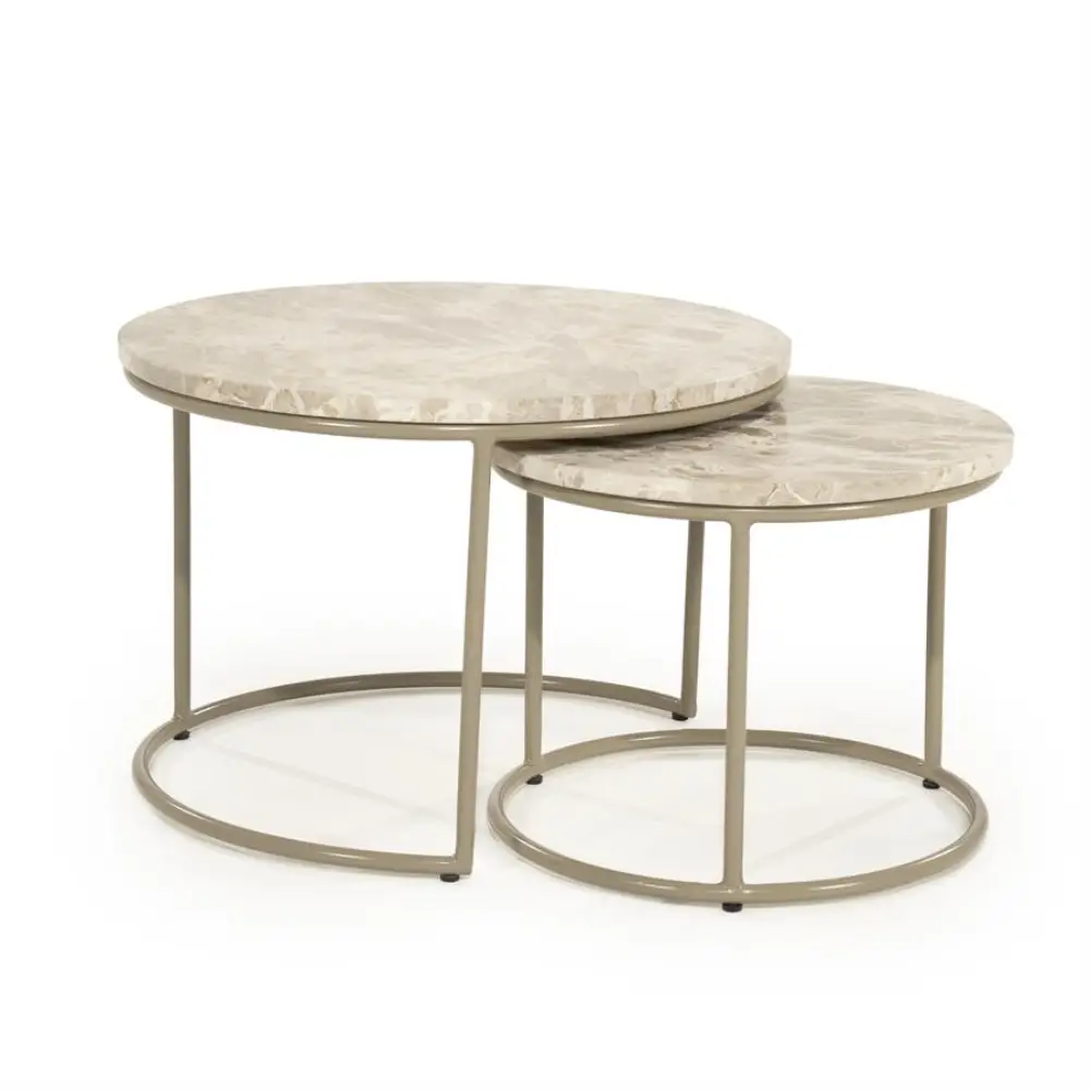 Alvar Soffbord set 60x60x41 cm / 45x45x35 cm