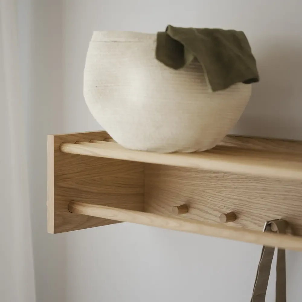 Hillmond hatthylla 80x28 cm ek