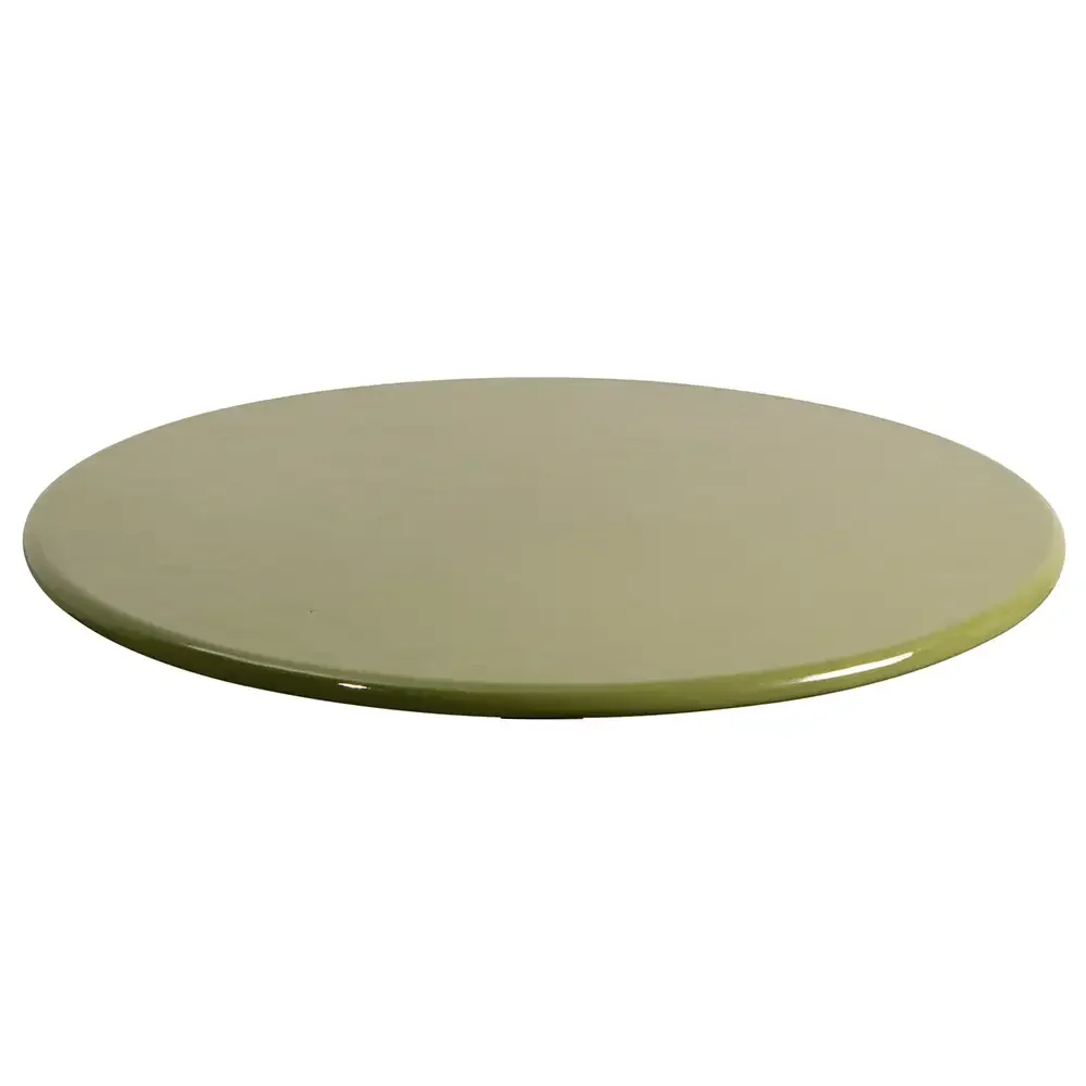 Bordsskiva dia. 70 cm Green, lavasten glaserad