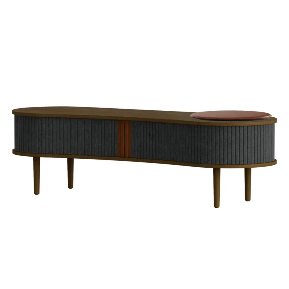 Audacious TV-bänk Mörk Ek/Shadow