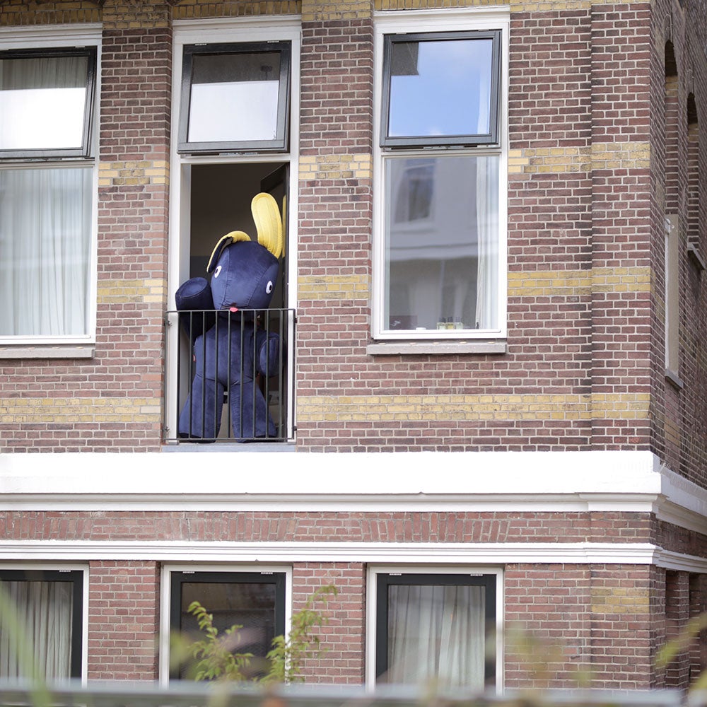 Co9 xs velvet recycled uppstoppad kanin petrol 