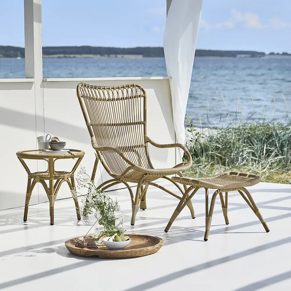 Monet Fåtölj konstrotting Antik