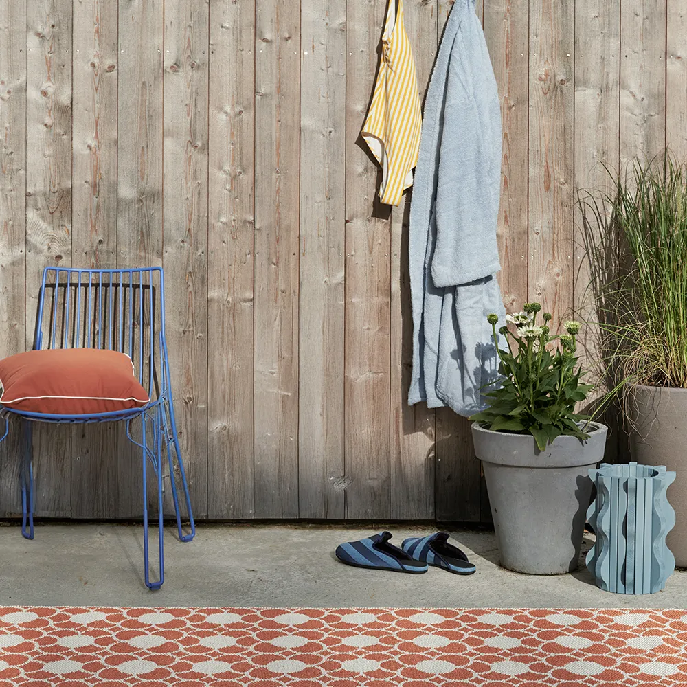 Anya matta Pale Orange/Vanilla 70 x 100 cm