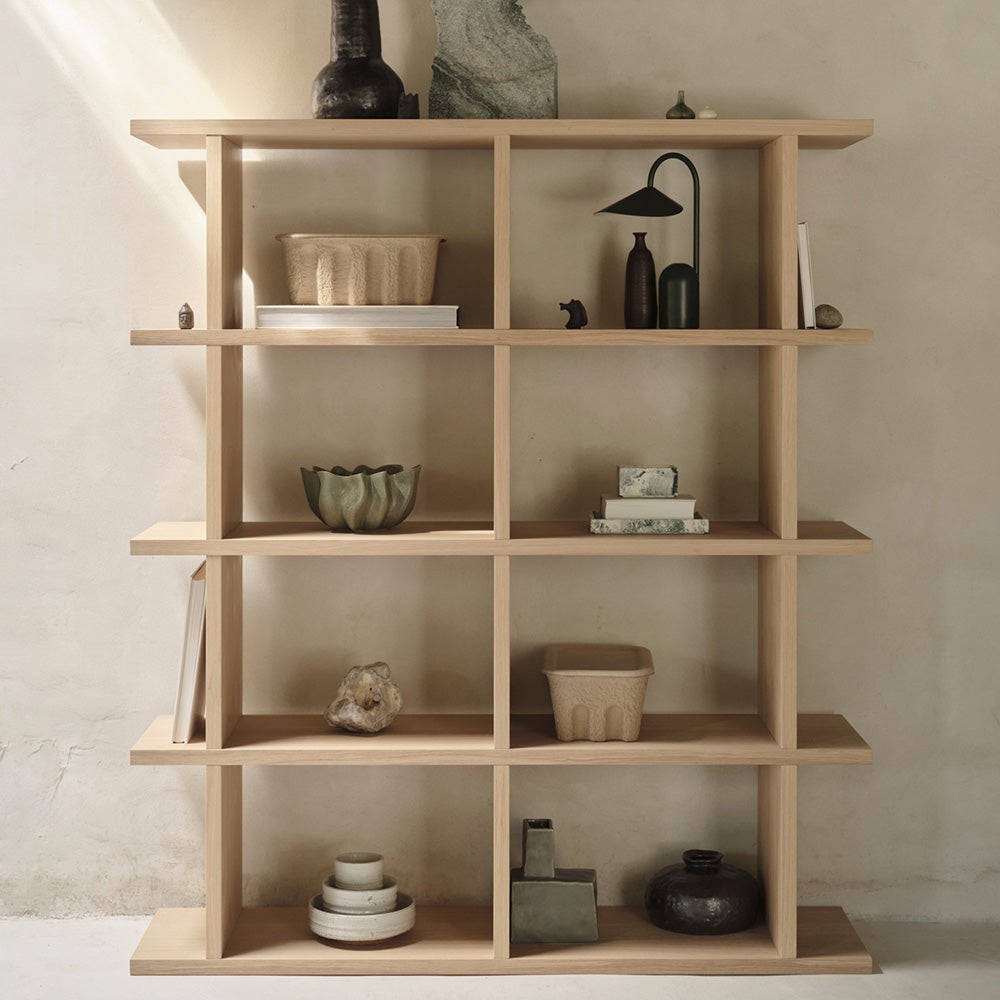 Kona Bokhylla  2x4 - Natural ek