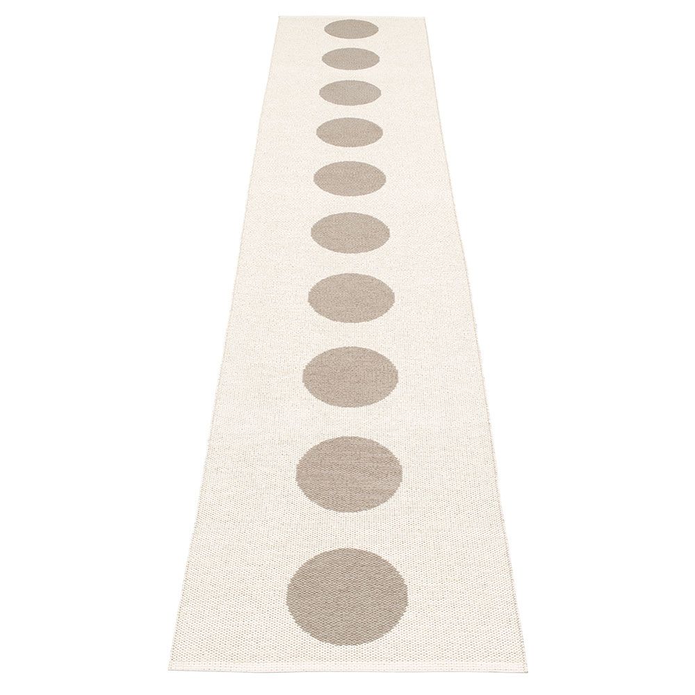 Vera matta 70x375 cm mud/vanilla 