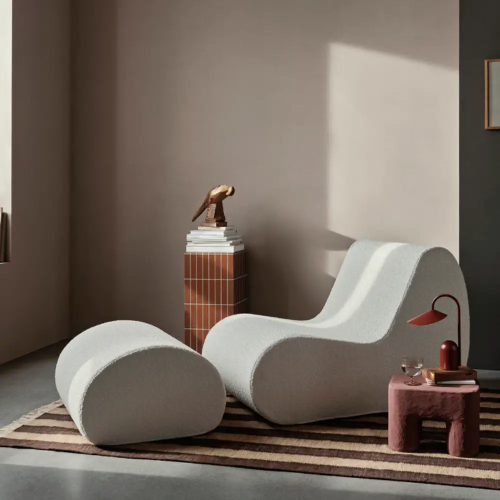 Ives Matta 80x140 cm - Tan/Chocolate