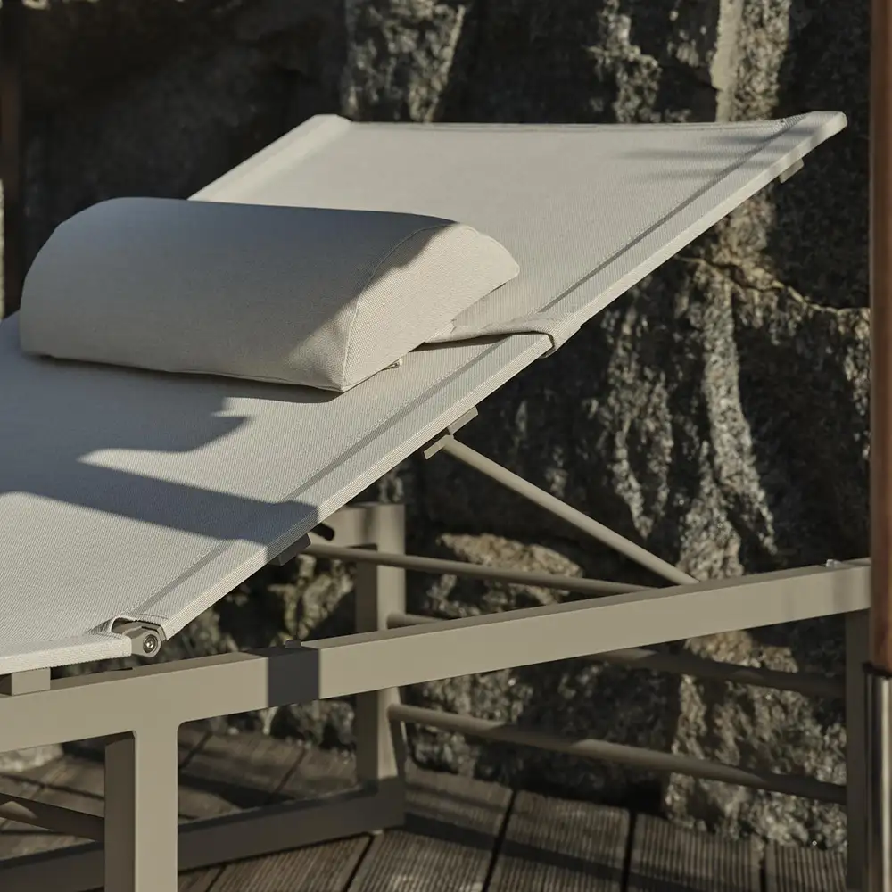 Vevi vilsäng khaki/vit 