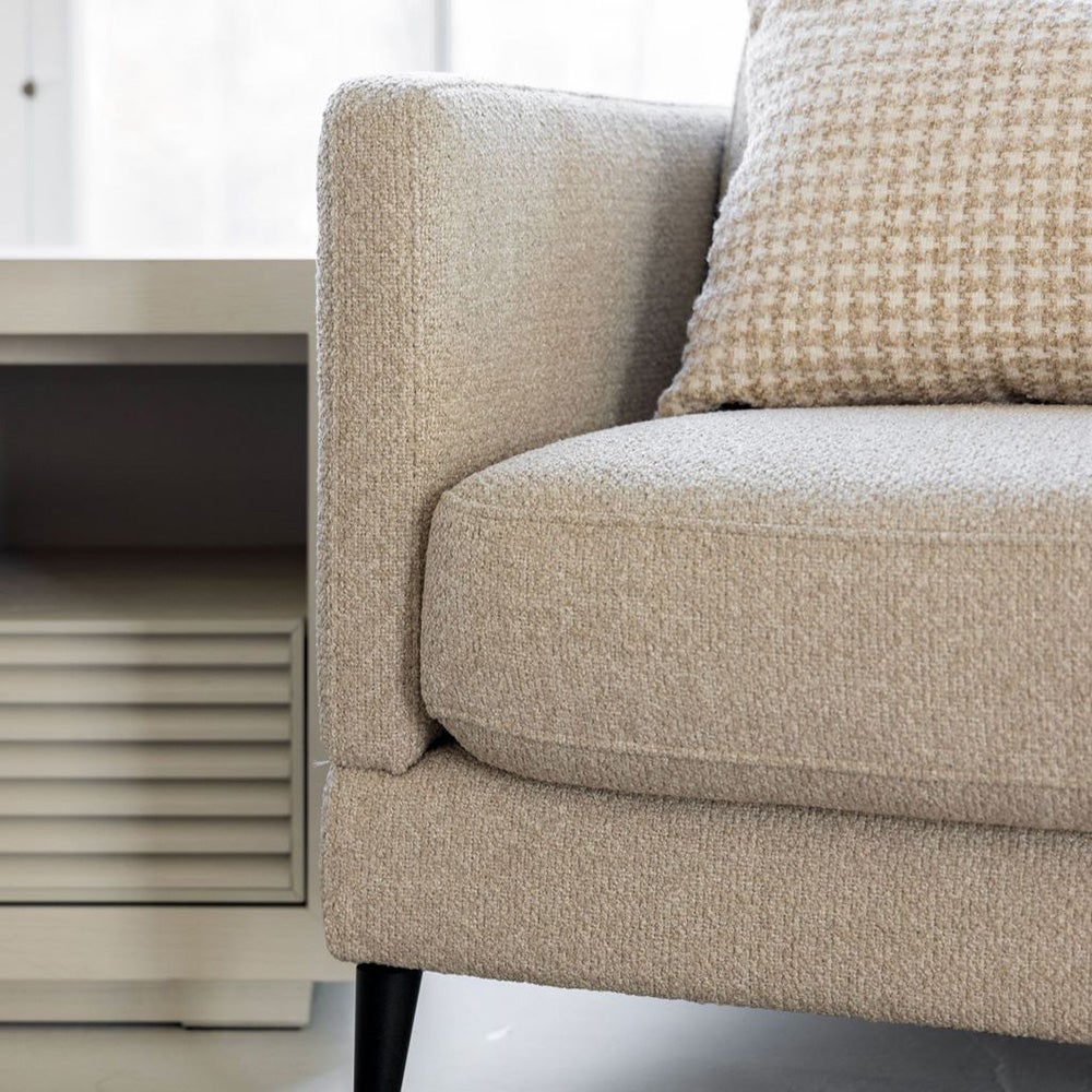 ANDORRA tygfåtölj Rhyme Beige