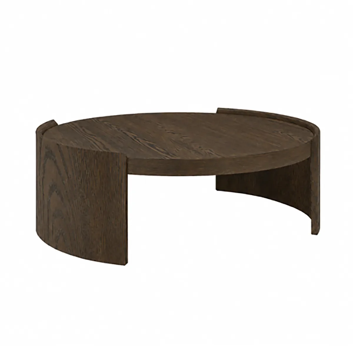Runt soffbord Oakland Ø 100 cm US brown