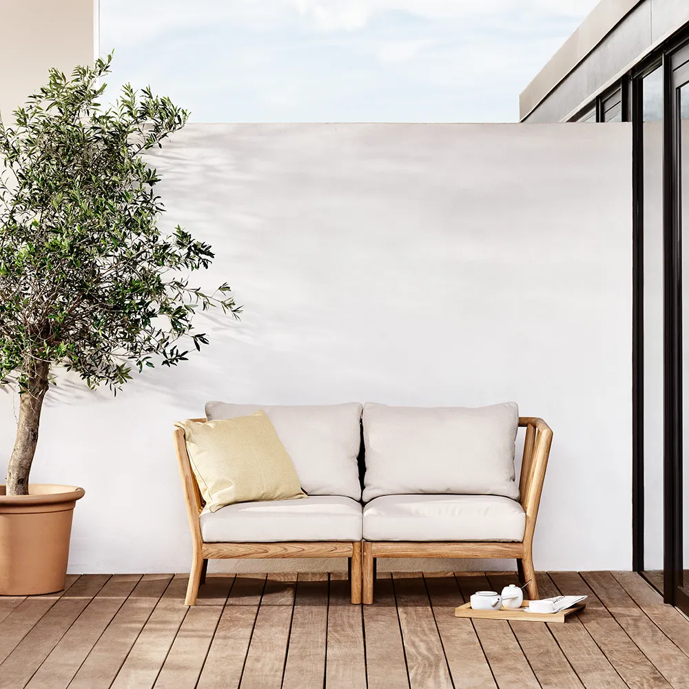 Tradition Avslutsmodul Light Sand/Teak 