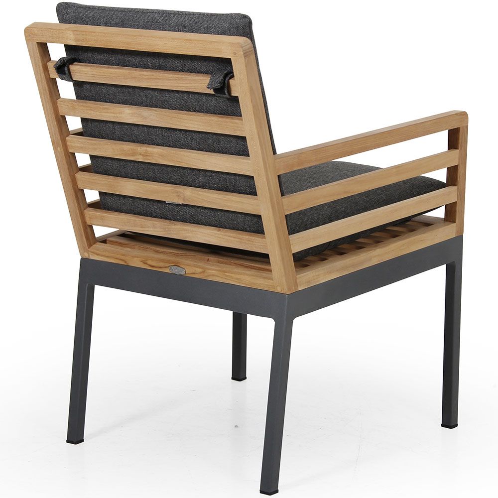 Zalongo matstol grå / teak 