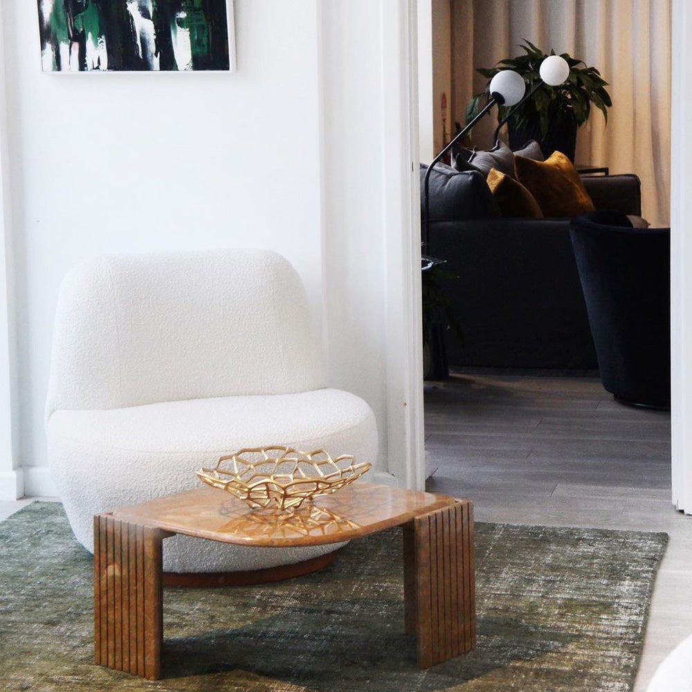 Bone Skål Stor Mässing