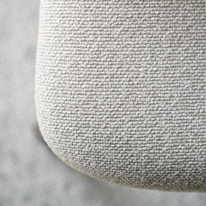 Patterson stol beige tyg/brun ek