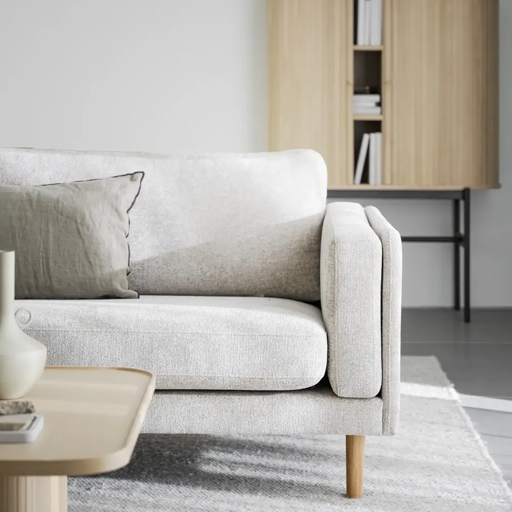 Braden 3-sits soffa ekben/ljusbeige