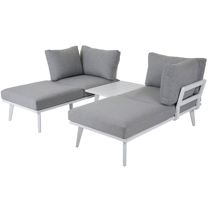 Villac daybed vit/grå 