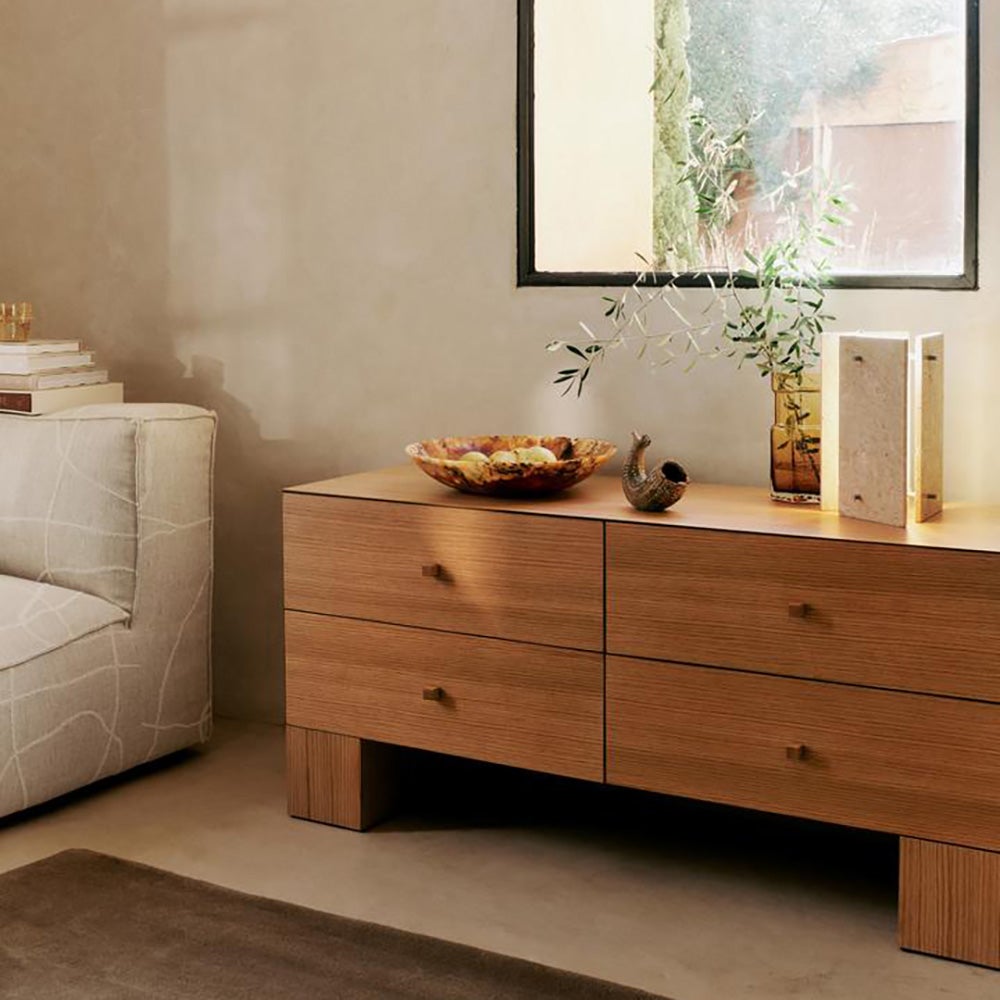 Kuben byrå 2x2 - Natural Oak Veneer