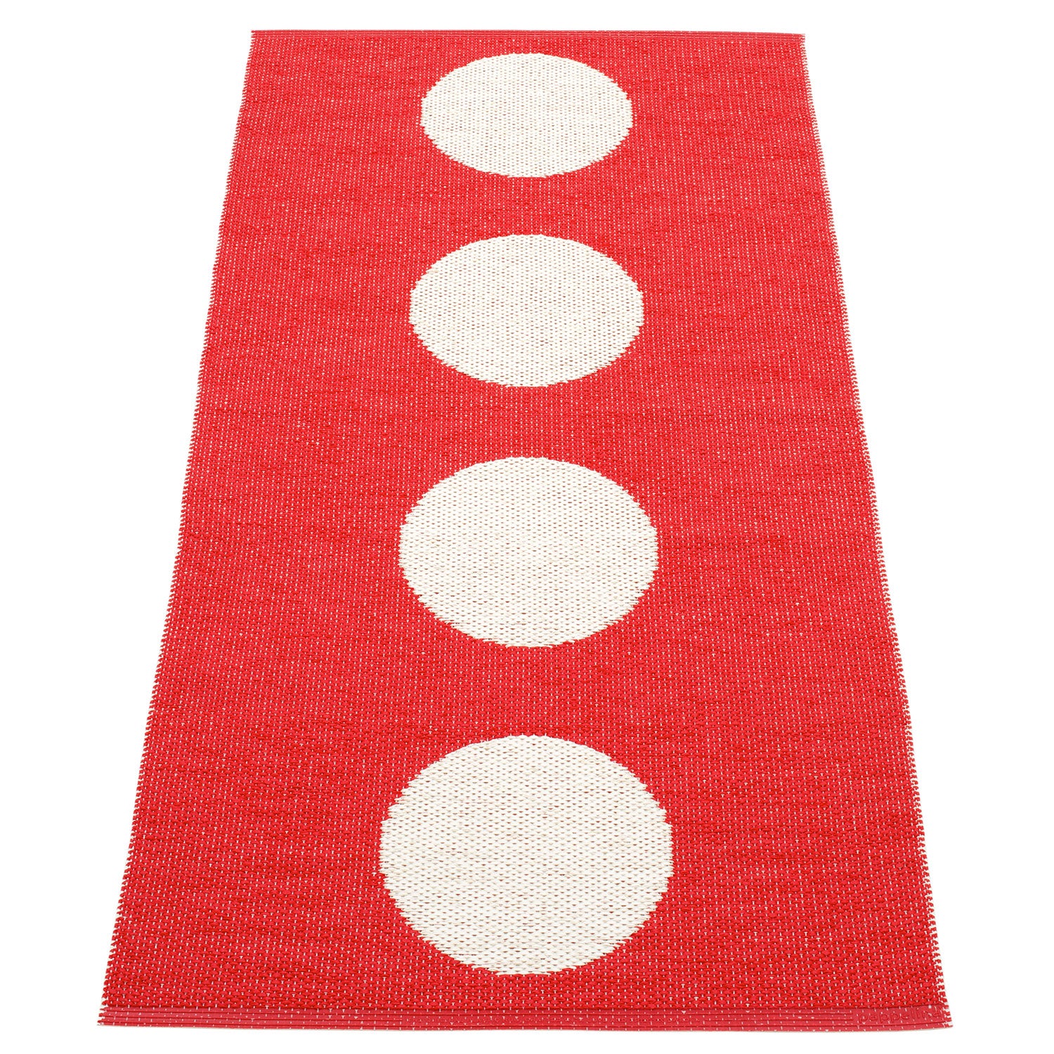 Vera matta 70x150 cm red / vanilla 