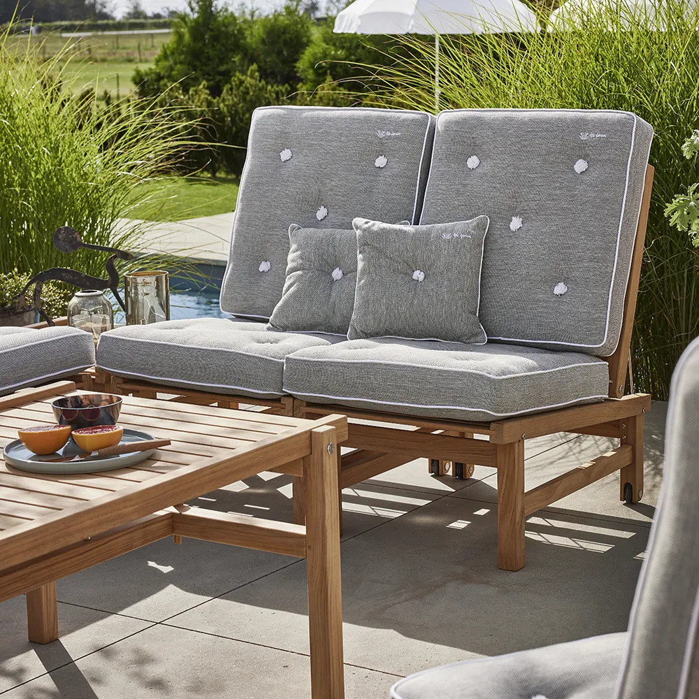 Fåtölj byggbar teak