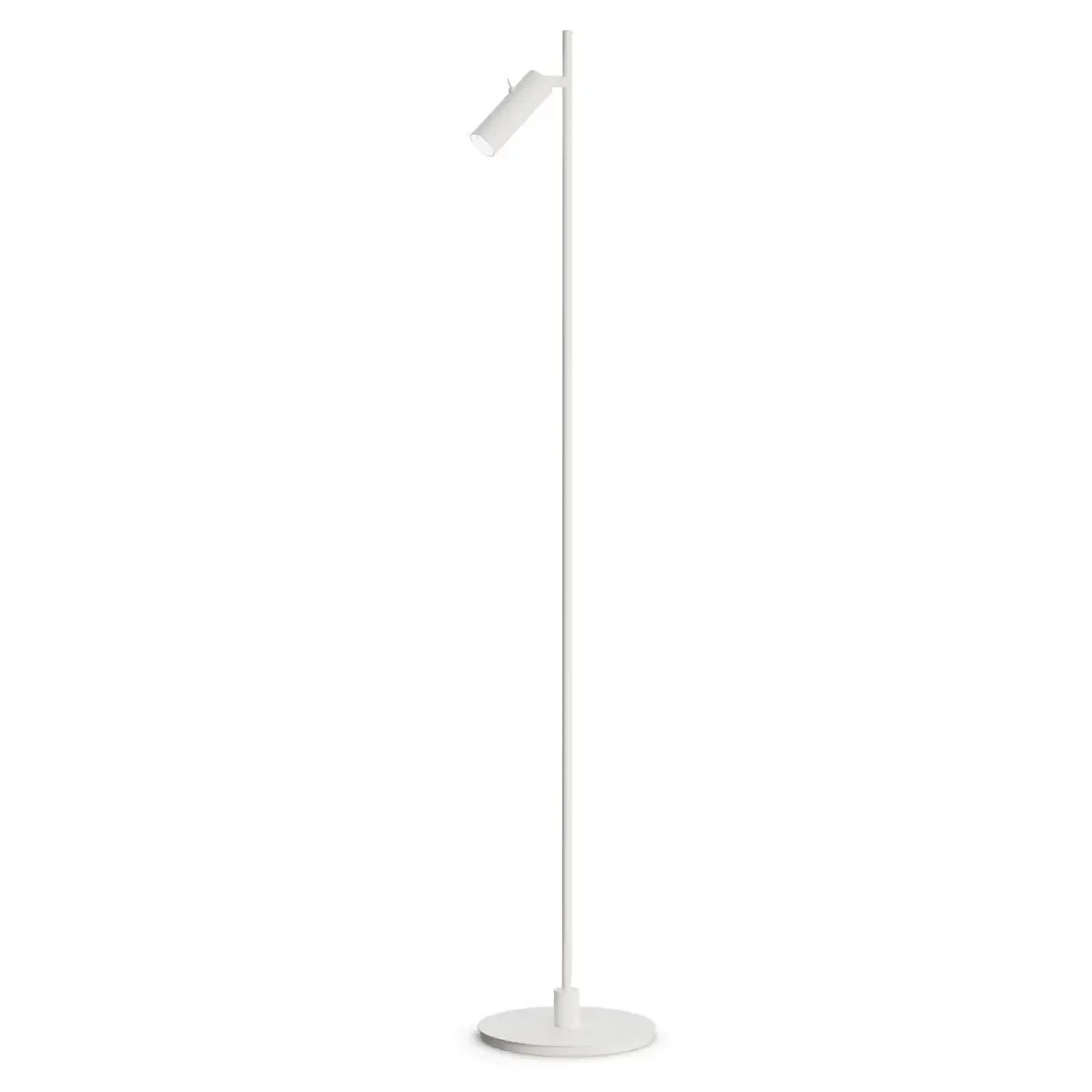 Golvlampa Pipeline enkel Ø19,9xH132,3 cm Metall Mattvit